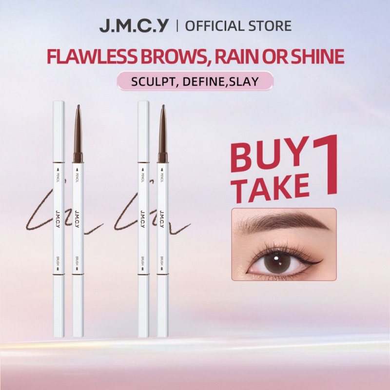 JMCY Bút chì kẻ mày hai đầu chống mồ hôi chống thấm nước Mua 1 Lấy 1 Đầu siêu mịn siêu mịn Ba chiều 