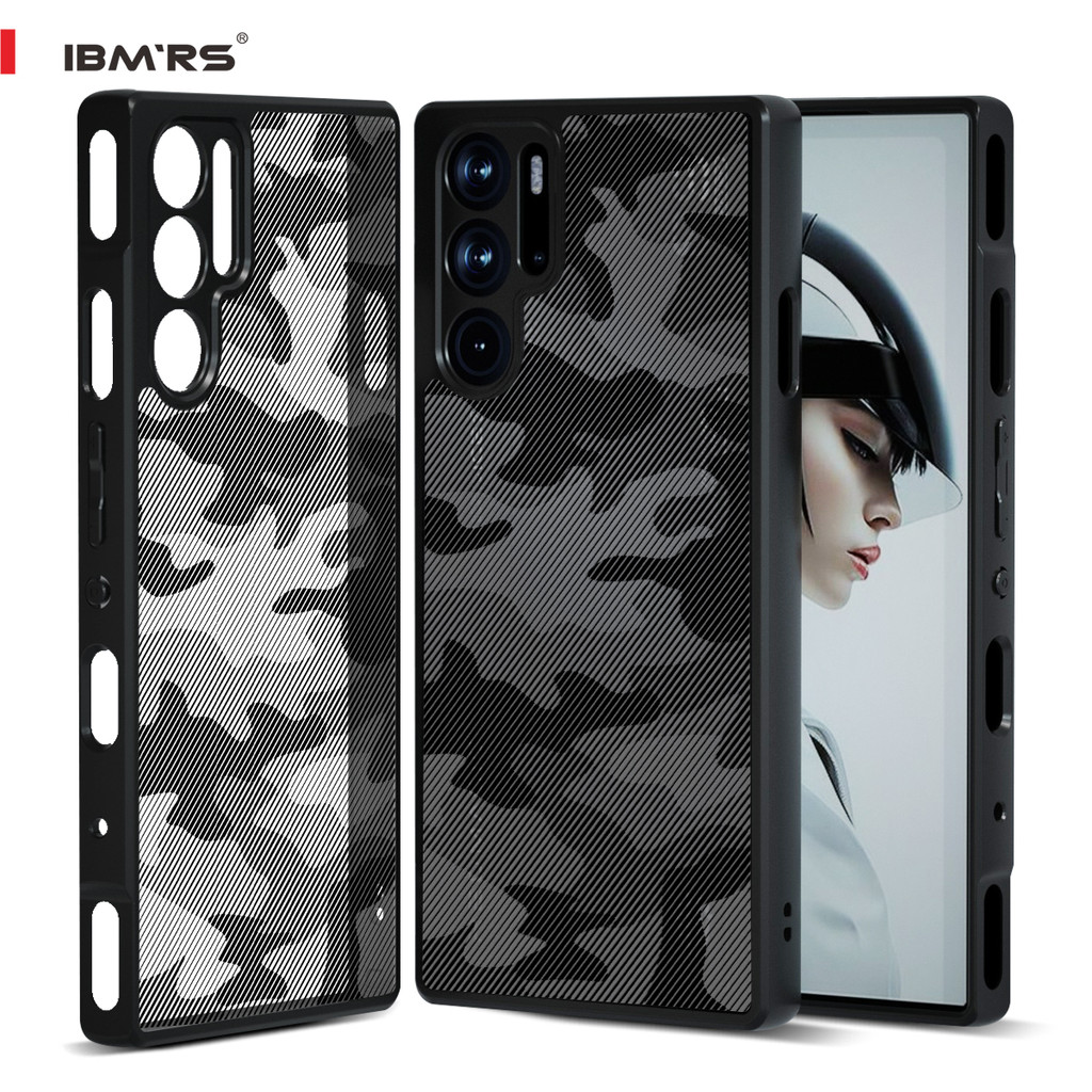 Ốp điện thoại chống sốc chắc chắn IBMRS Chống trượt Grip Full Body Drop Scratch Protection Cover Tươ