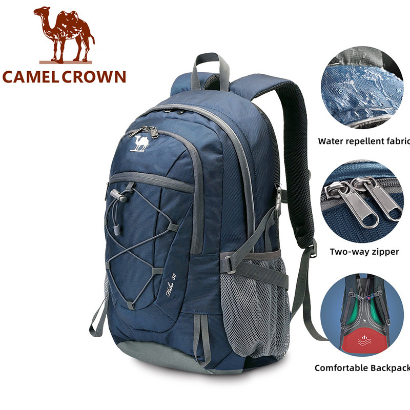 Balo leo núi CAMEL CROWN sức chứa lớn 30L siêu nhẹ dành cho nam và nữ