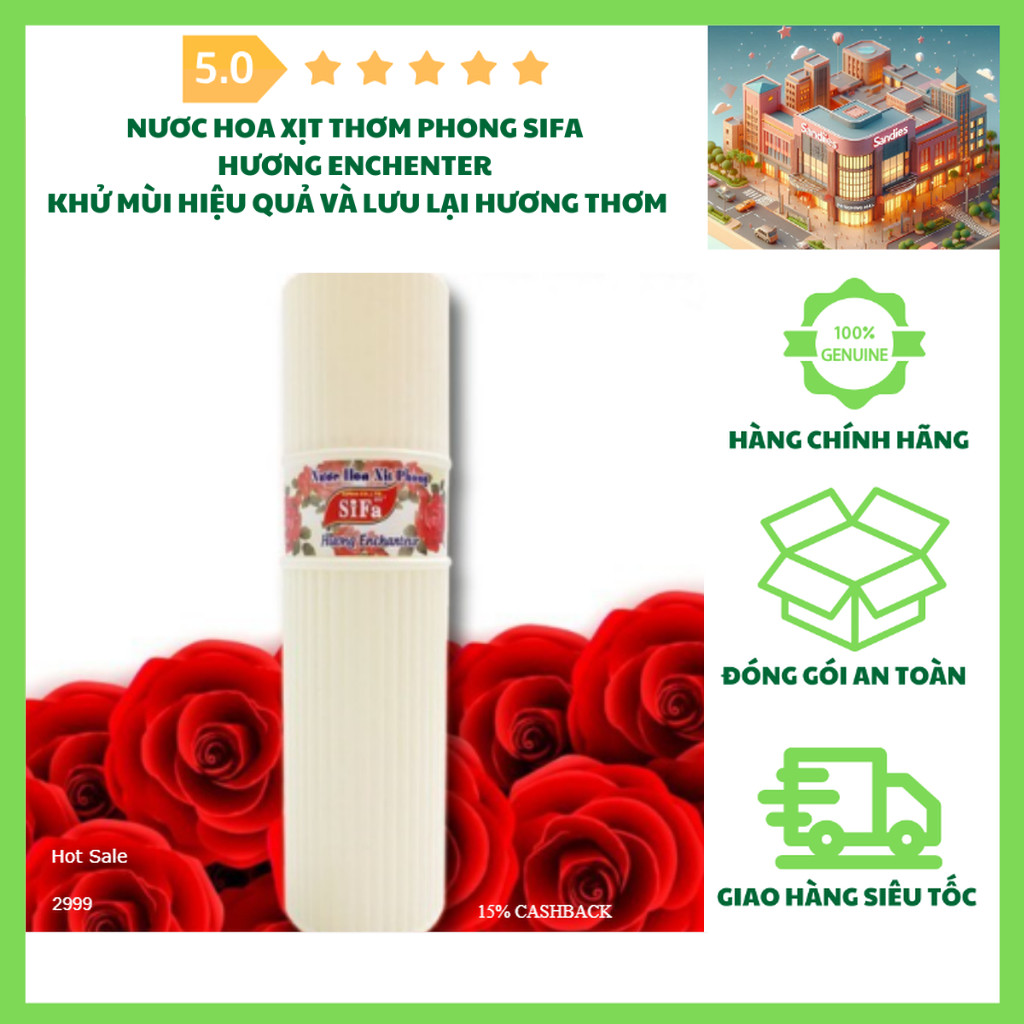 Nước Hoa Xịt Thơm Phòng SIFA Hương Enchenter Khử Mùi Hiệu Quả Mang Đến Không Gian Quyến Rũ Tinh Tế