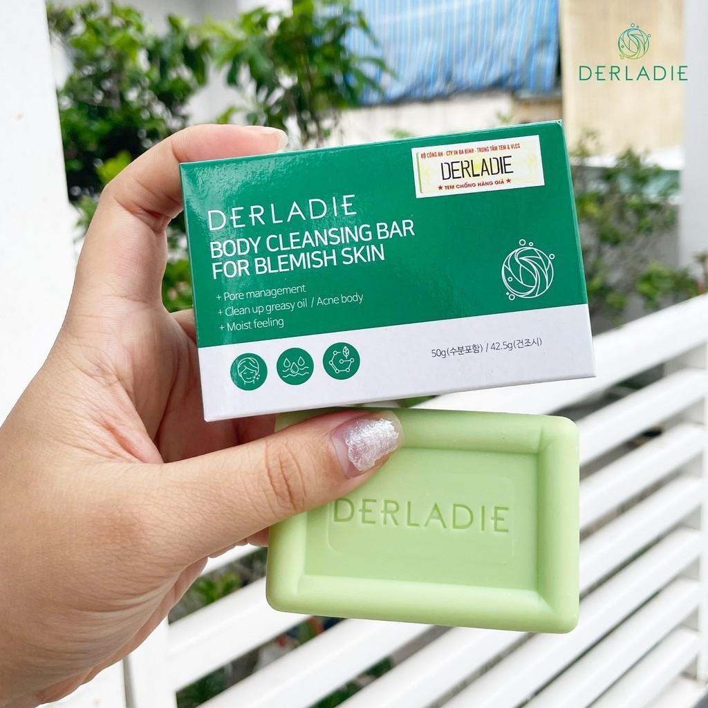 Ảnh 5 của Xà Phòng Giảm Mụn Cơ Thể Sau 7 Ngày Derladie Body Cleansing Bar For Blemish Skin 50g