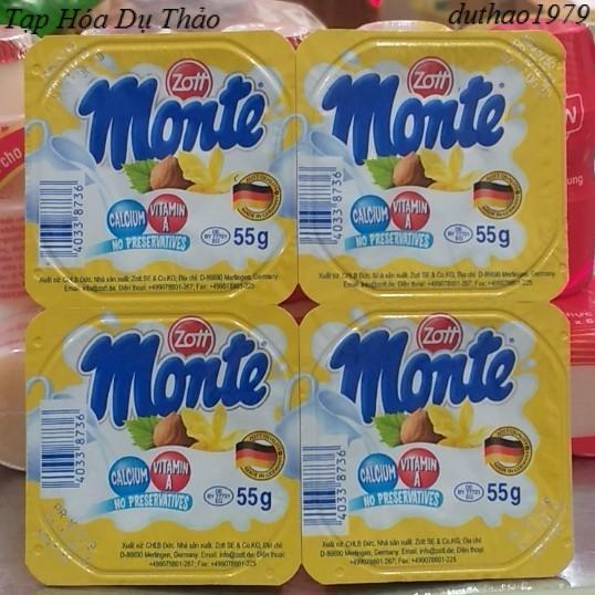 Váng sữa Monte (55g x4 hộp )
