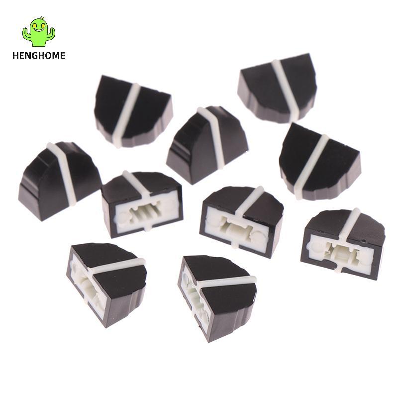 HENGHOME 10 Chiếc DBX2231 Equalizer Fader Cap 11MMX9MM Lỗ 4MM Potentiometer Fader Núm Cap Mới