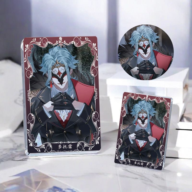 Genshin Impact / Dottore / Genshin Dottore Long Lanh Thẻ Gạch Huy Hiệu Đồ Trang Trí / fewr