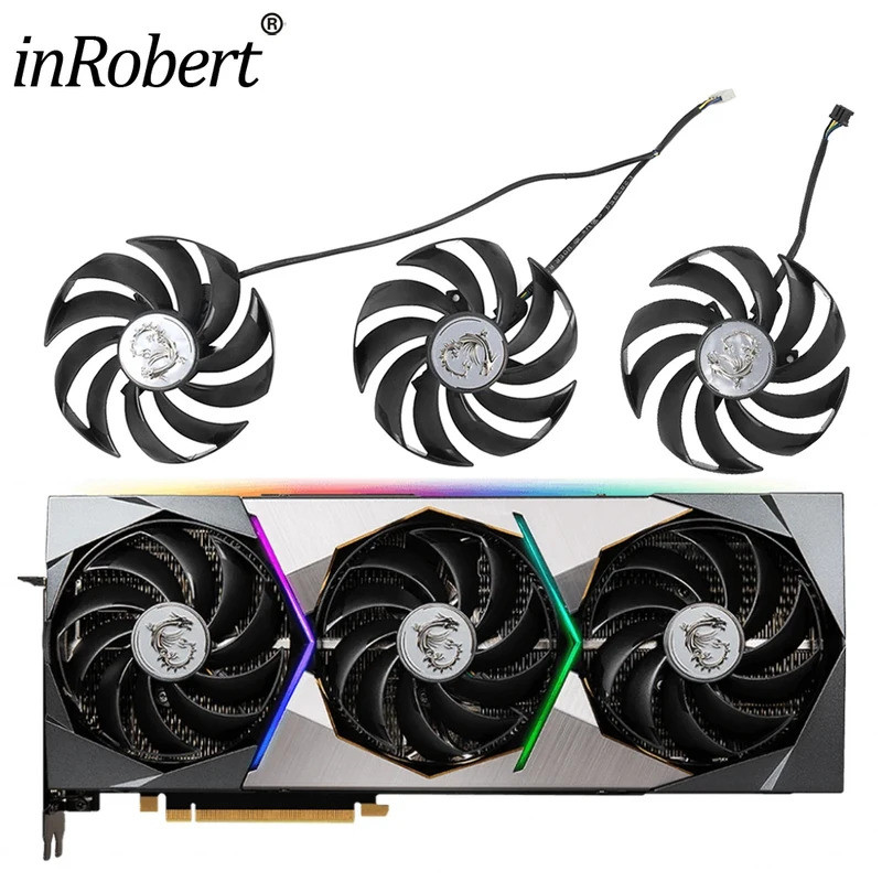 * Thay thế quạt làm mát GPU 95MM PLD10010B12HH mới cho MSI GeForce RTX 3070 3070Ti 3080 3080Ti 3090 