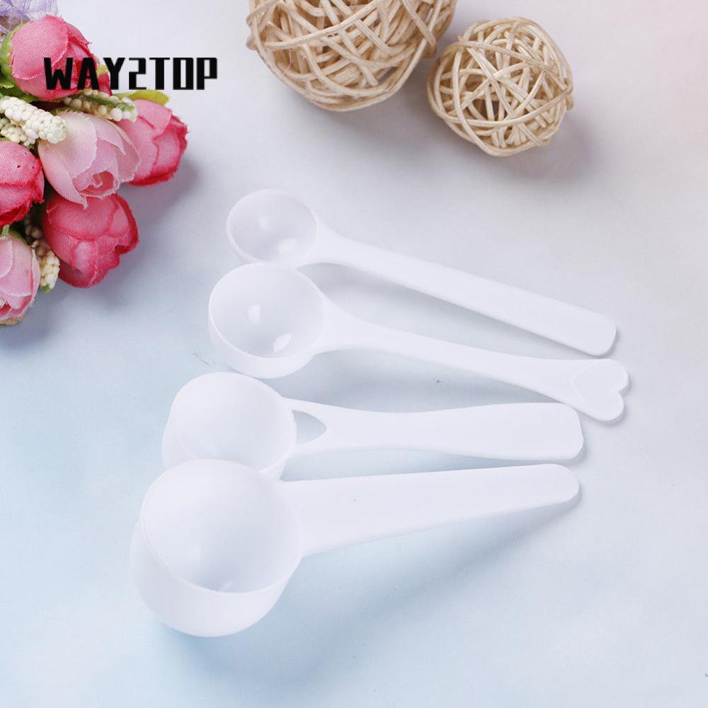 WAY2TOP 10 CÁI Muỗng Nhựa Nhà Bếp Bột Protein Cà Phê Sữa