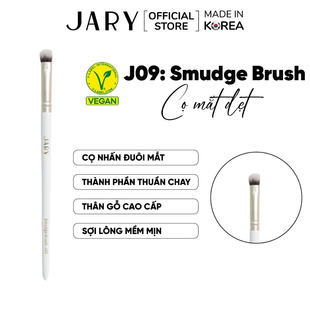 Cọ Mắt Dẹt Jary Smudge Brush - J09