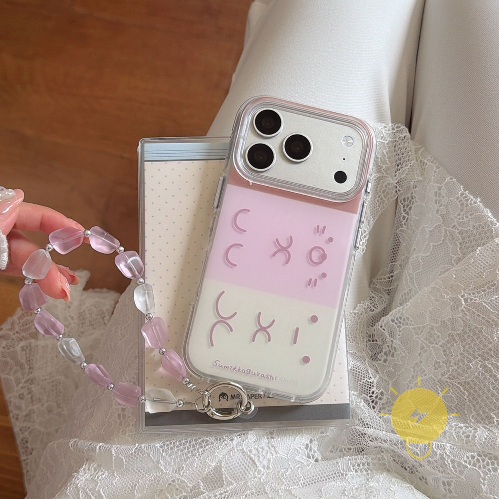 Phone Case For iPhone 17 Pro Max 16 15 14 13 TPU Chain Air Bag Air Bag Aesthetic Korean Cute