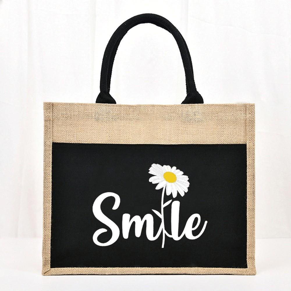 Tote Bag Handbag Shoulder Beg Sling Bags women Large Capacity bag Shopping Bag Woman's & Man's Text 