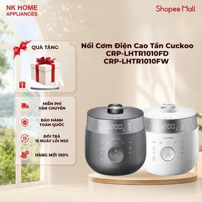 Nồi Cơm Điện Tử Áp Suất Kép Cao Tần Cuckoo CRP-LHTR1010FD / CRP-LHTR1010FW 1.8L  | BH chính hãng