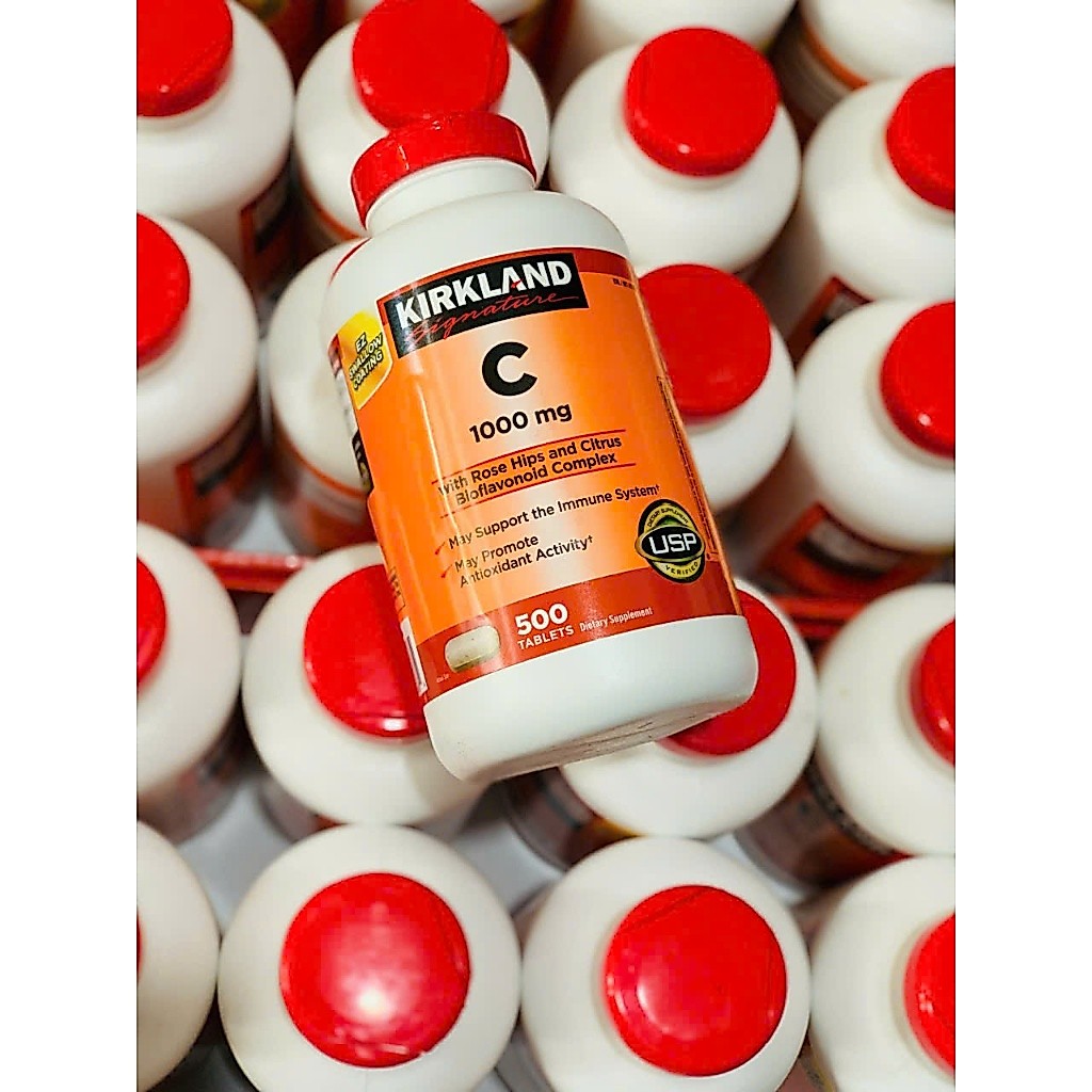 VITAMIN C KIRKLAND Signature 1000 mg 500 Viên CAM KẾT CHÍNH HÃNG