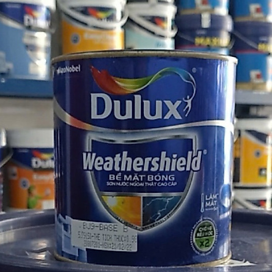 1L - BJ9 Sơn Dulux Weathershield ngoại thất siêu bóng cao cấp - Sơn Dulux ngoài trời Bóng Đẹp