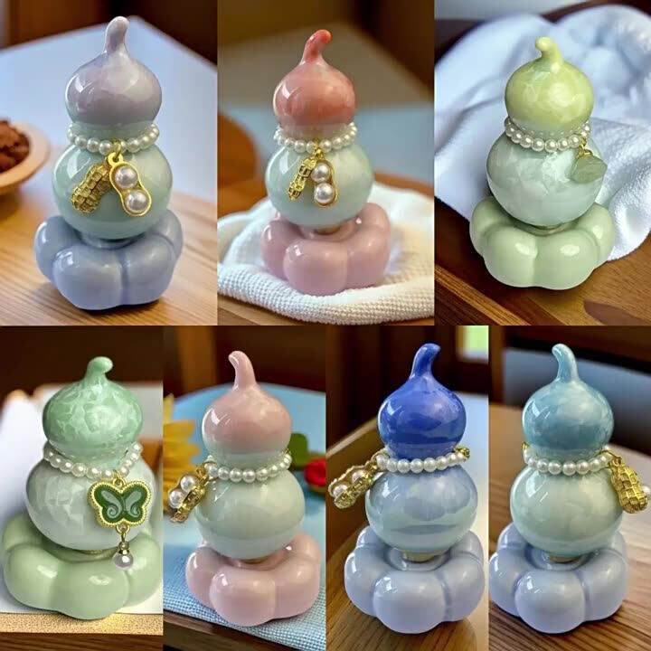Hàng sẵn có Bán chạy Jingdezhen Gốm sứ Đồ trang trí sáng tạo Biến giải nén Dụng cụ tiện dụng Gốm sứ 