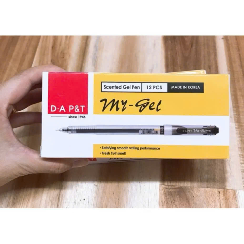 COMBO 5 BÚT GEL HÀN QUỐC MY GEL 0,5mm MY GEL DONG-A P&T NẮP NHỰA