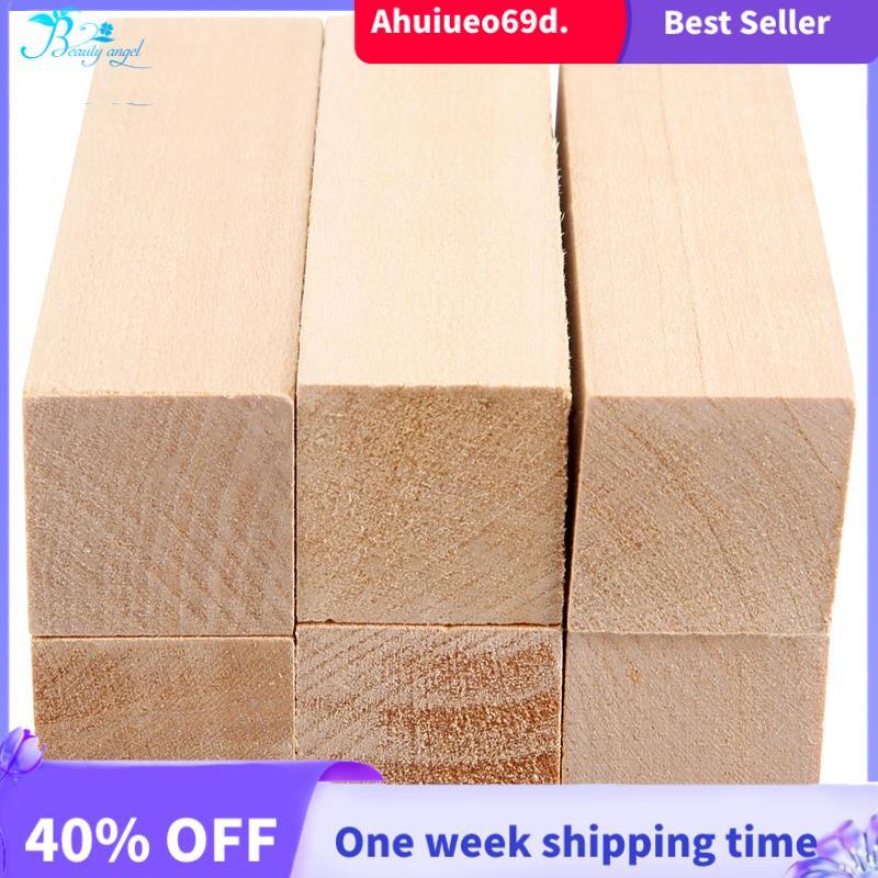 6 Chiếc Basswood Khắc Khối Gỗ Cho Người Mới Bắt Đầu Khắc Sở Thích Bộ DIY Khắc Gỗ