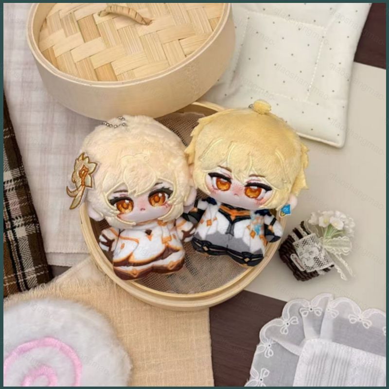 YT4 Genshin Tác Động Aether Lumine Plushie Anime Merch Dễ Thương Sang Trọng Cotton Túi Búp Bê Quyến 