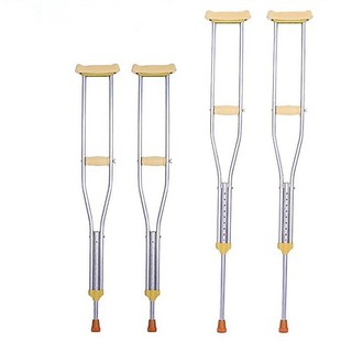 1 chiếc nạng chống nách bằng hợp kim nhôm lucass cao cấp - cho bệnh nhân 1m85 và trên 70kg