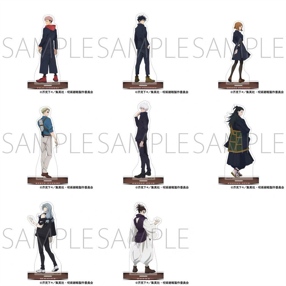 Mô Hình Acrylic Jujutsu Kaisen – Standee Satoru Gojo, Fushiguro Megumi, Trang Trí Bàn, Quà Tặng