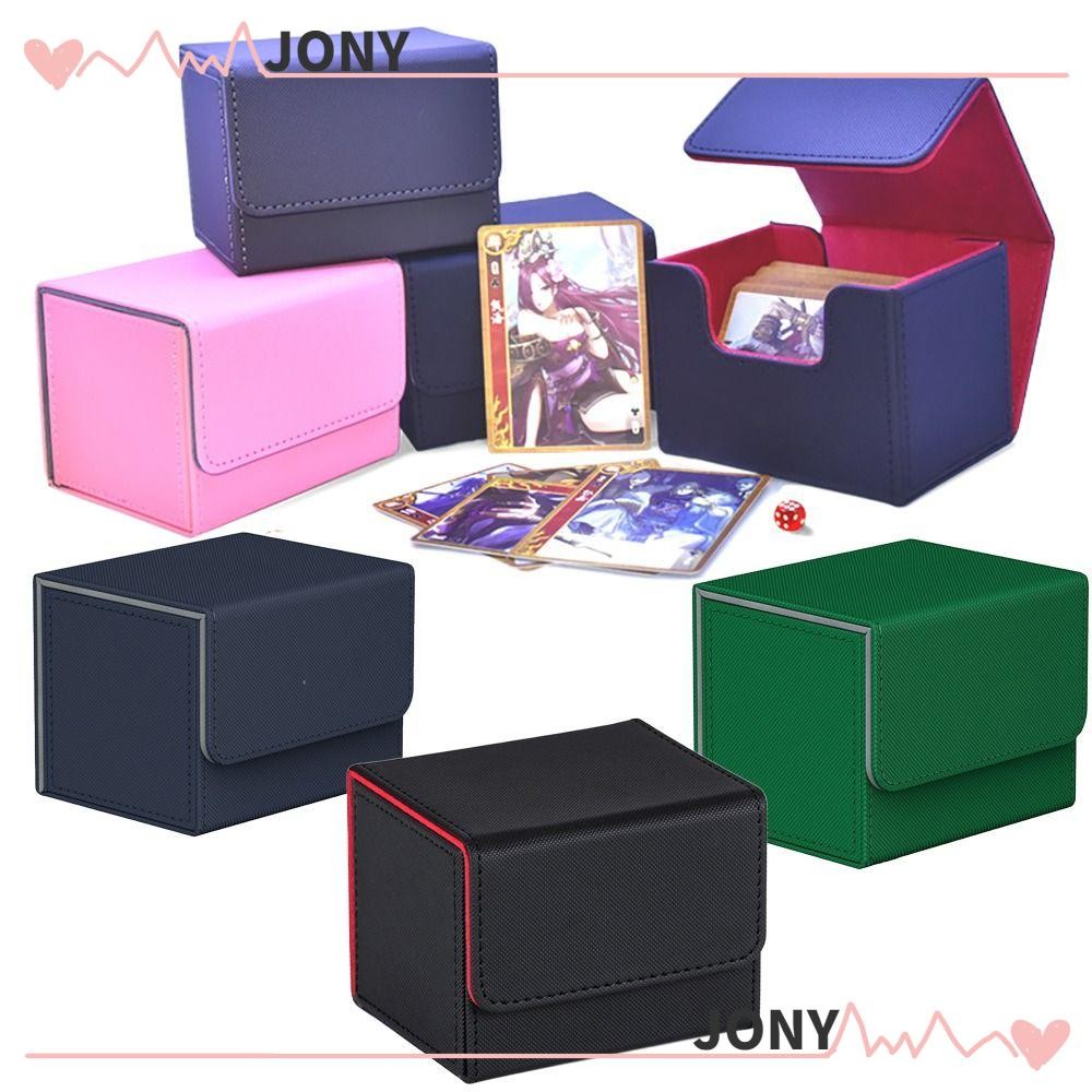 JONYPH Game MTG Trading Card Holder, Storage Organizer Deck Box, Box PU Protectors Box Card Deck Nam