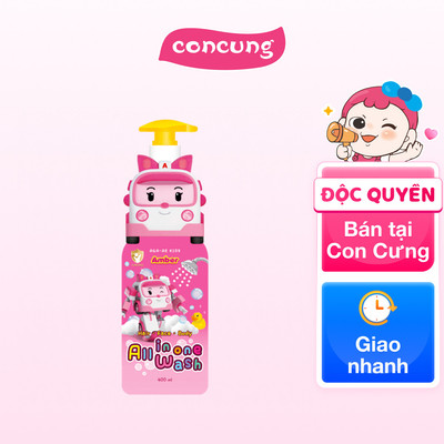 Tắm gội toàn thân cho bé Aga-ae 400ml (hồng)