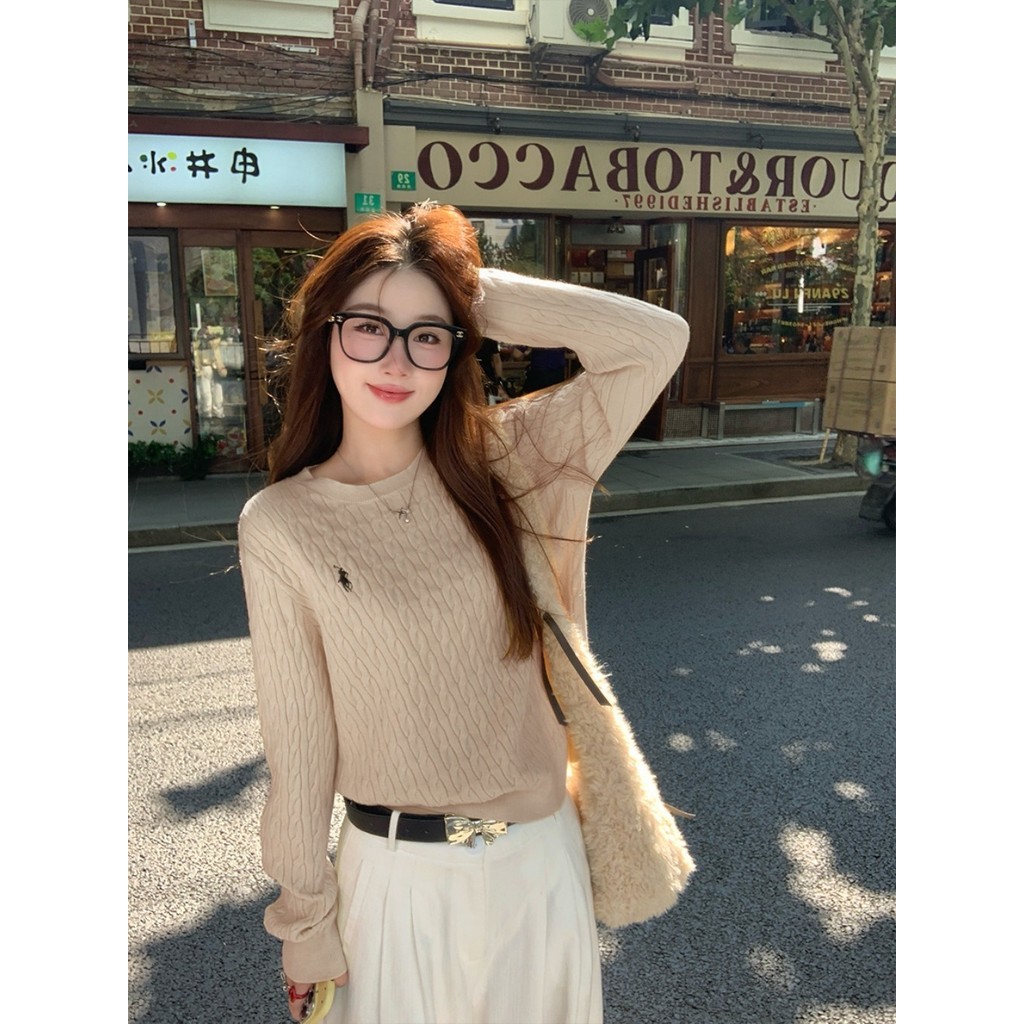 Meet-Adm Áo Len Chui Đầu Cổ Tròn Thời Trang Thu Đông Mới Cho Nữ, Chất Liệu Cao Cấp Mềm Mại | BigBuy360 - bigbuy360.vn