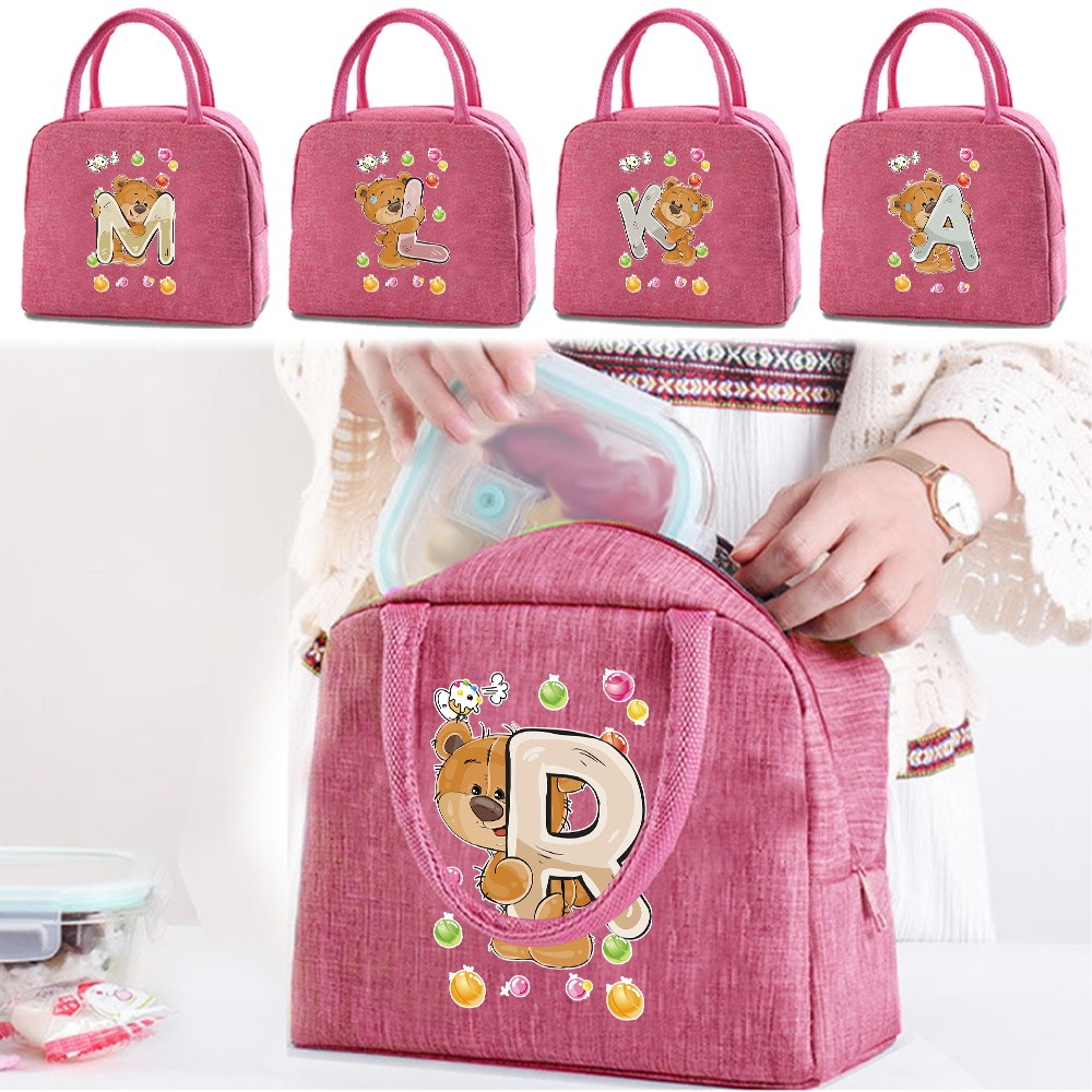 handbag lunch bag Leak-proof In stock Outdoor picnic Thickened Student portable lunch bag Insulated 