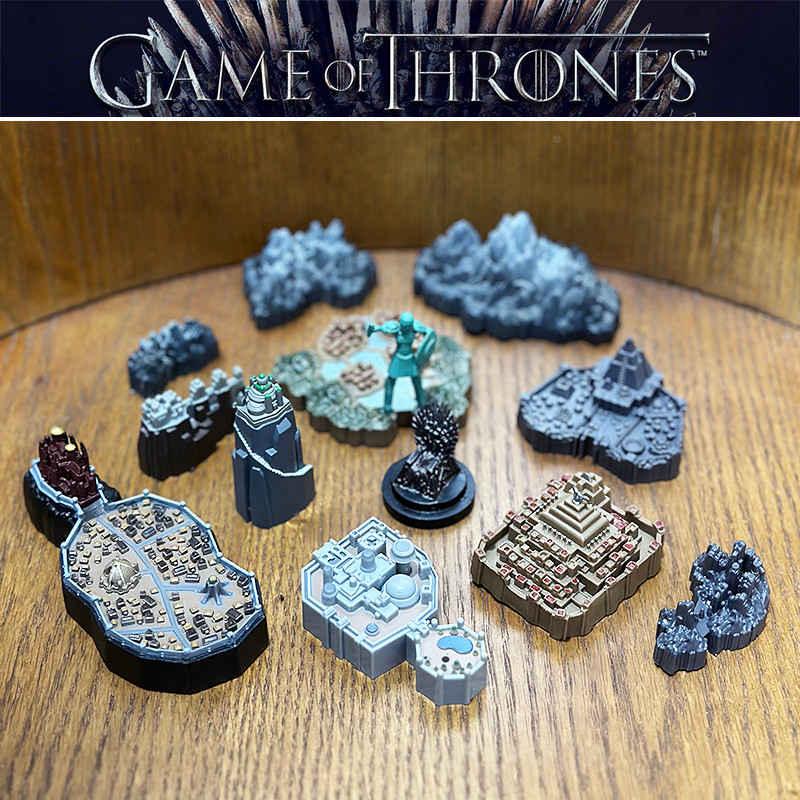 Game of Thrones Hàng hóa Đồ chơi Iron Throne Lindongchen Sand Table Scene Building Model Xuất khẩu H