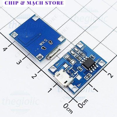[3 Cái]- TP4056 Mạch Sạc Pin MicroUSB 1AChip & Mạch Store