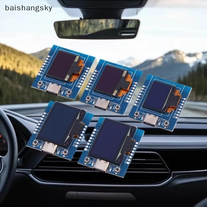 Baishangsky ESP32-C3 Ban Phát Triển Màn Hình OLED 0,96 / 1,3 Inch WiFi Mô Đun IoT Ăng Ten Gốm Mô Đun