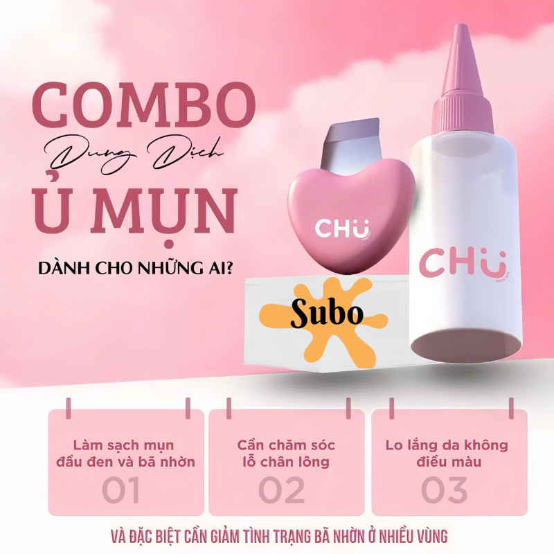 Tinh Chất Ủ Mụn Đầu Đen Remover Black Head CHU Hỗ Trợ Sạch Mụn Mũi, Sạch Bã Nhờn Chai 50ml