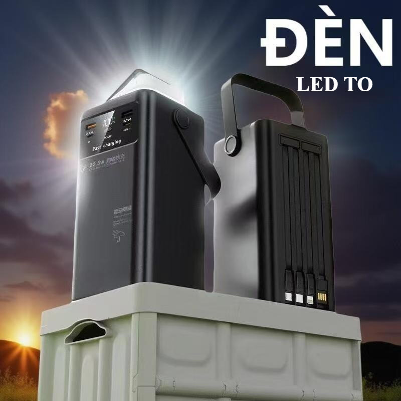 45LED TO sạc dự phòng pd120w 150000mah 90000mah pin dự phòng màn hình led tích hợp tích hợp