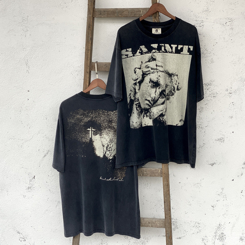 VANP Saint Tears of Venus spray directly onto the high street vintage Washed and Worn VTG Short Slee