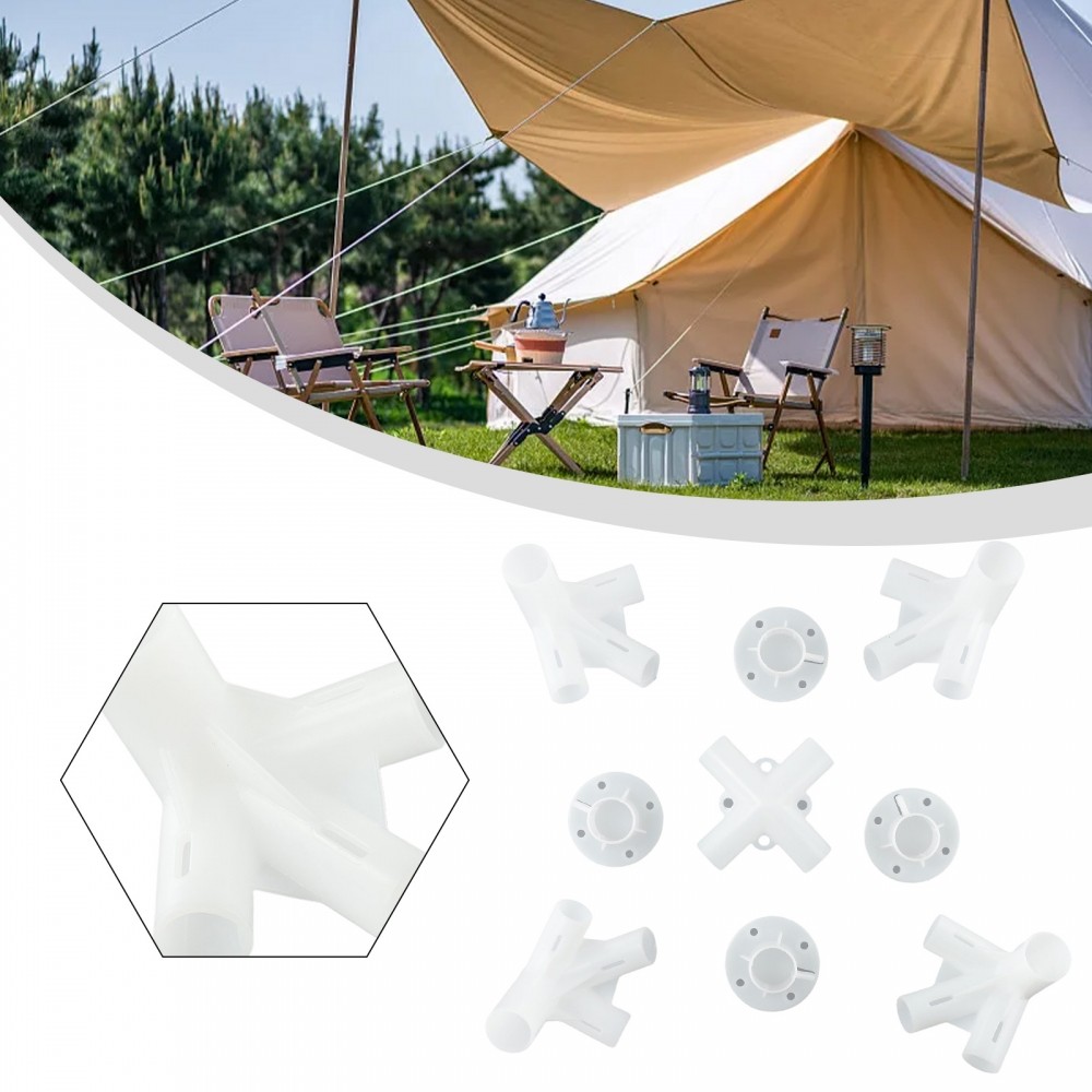 [DOLLDOLL-VN]Connectors Accessories Center Feet For Gazebo Awning Tent Kit Spare Tools