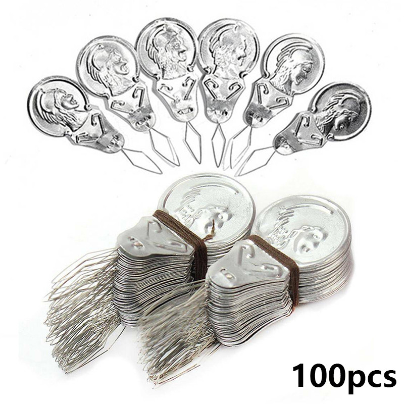 [DOLLDOLL-VN]Needle Threader Threader Lead Manual Tools 100pcs Aluminum Hand Sewing