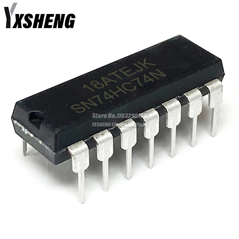 10 CÁI SN74HC74N DIP-14 74HC74 74HC74N SN74HC74 DIP IC tích hợp