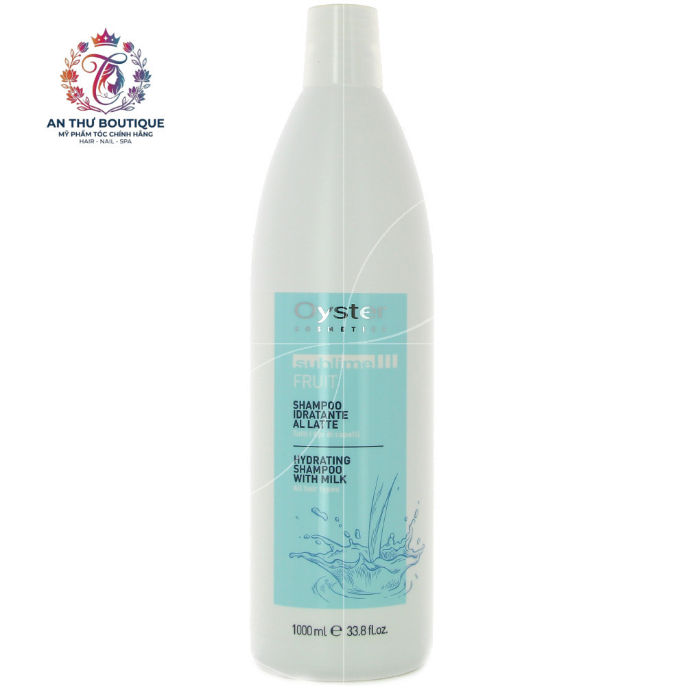 Dầu gội cấp ẩm cho tóc Oyster Sublime Fruit Hydrating Shampoo With Milk 1000ml .AT