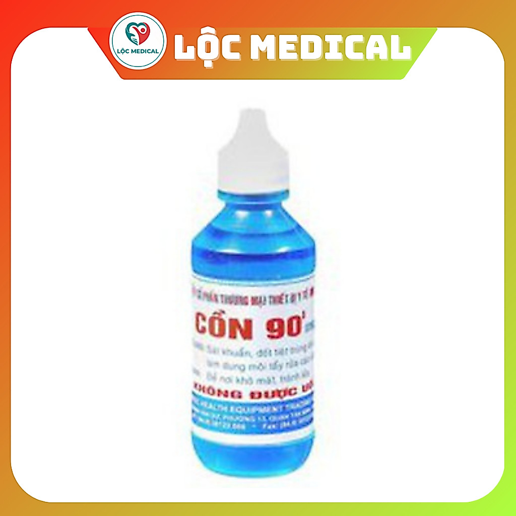 Chai 60ml Cồn 90 độ Vĩnh Phúc