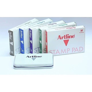 Khay mực artline ehj-1/2/3/4 artline stamp pad có mực sẵn