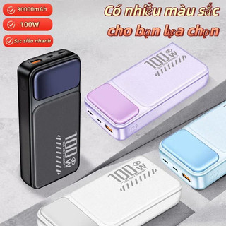 (Sạc siêu nhanh) Pin dự phòng 30.000mAh kèm 3 dây sạc và màn hình hiển thị tích hợp. Pin dự phòng dung lượng lớn
