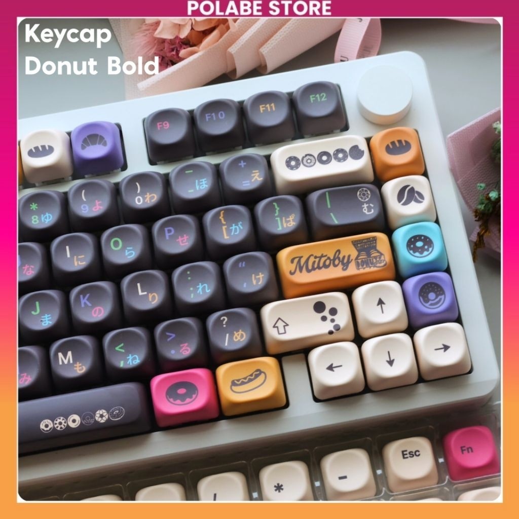 Keycap Mitoby Donut Film FJ400 KD200 linear Switch Joker KD 200 Bàn Phím Cơ Polabe Commerce