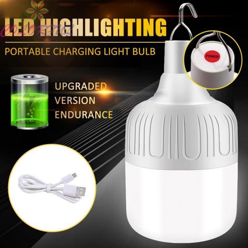 50/80W USB Emergency Bulbs Rechargeable Portable Outdoor Night Light LED Bulbs