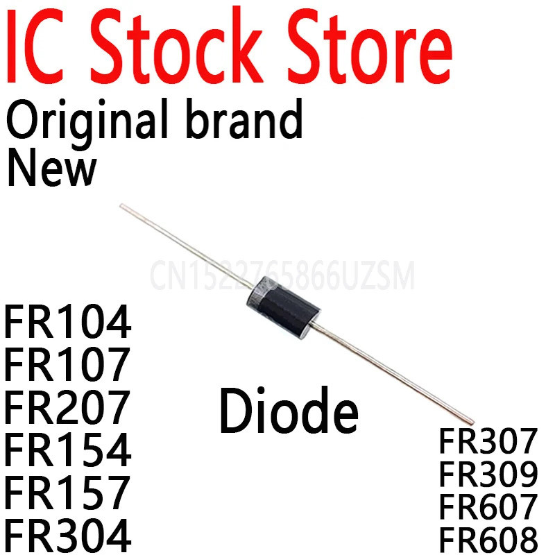 10 Chiếc FR104 FR107 FR207 FR154 FR157 FR304 FR307 FR309 FR607 FR608 TVS Transistor giá bán buôn