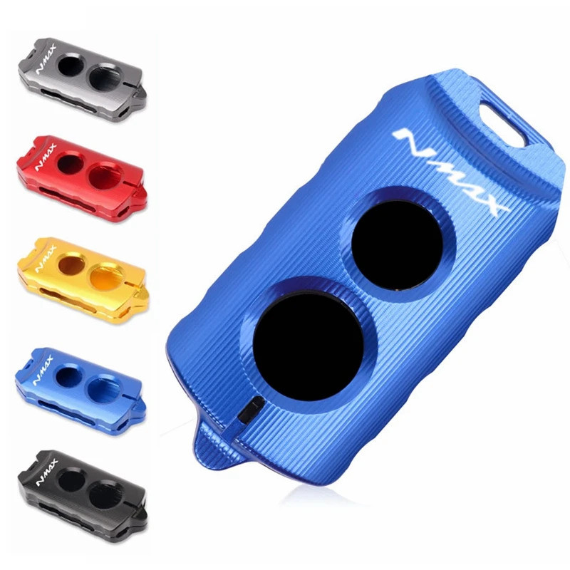 Xe Máy CNC Chìa Khóa Vỏ Chìa Khóa Bảo Vệ Móc Khóa Chìa Khóa Cho NMAX N-MAX155 N-MAX 155 NMAX155 NMAX