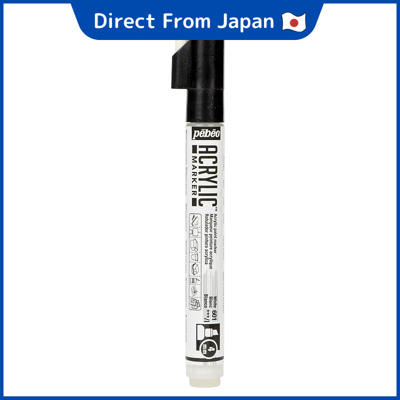 Pebeo Acrylic Paint Marker Deco Marker 4mm Chizuru NO.01 White