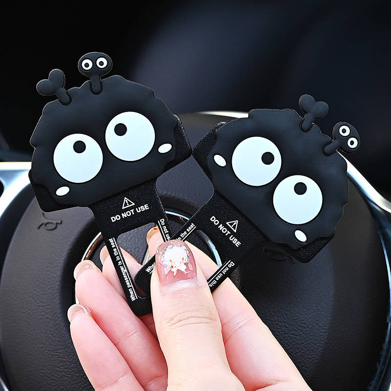 Cute Briquette Car Safety Plug with Bayonet Plug Car Seat Back Safety Belt Extension Holder Advanced