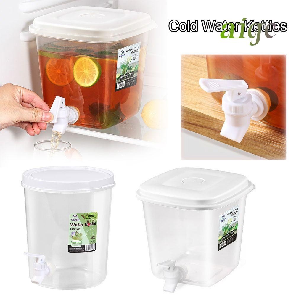 Tủ lạnh AIGE Ấm đun nước lạnh, Bình đựng nước ép có nắp Ấm đun nước ép gia đình, Vòi nước chanh đứng