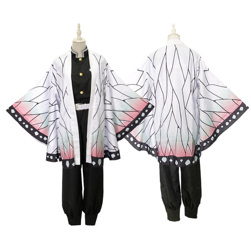 Kochou Shinobu Cosplay Demon Slayer Kimono và Haori dành cho nữ W603