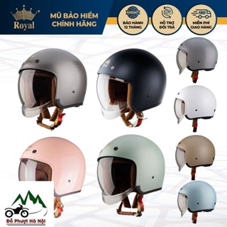  Mũ bảo hiểm 3 4 Royal m139 chính hãng kính âm thời trang cho nam và nữ đi xe máy 