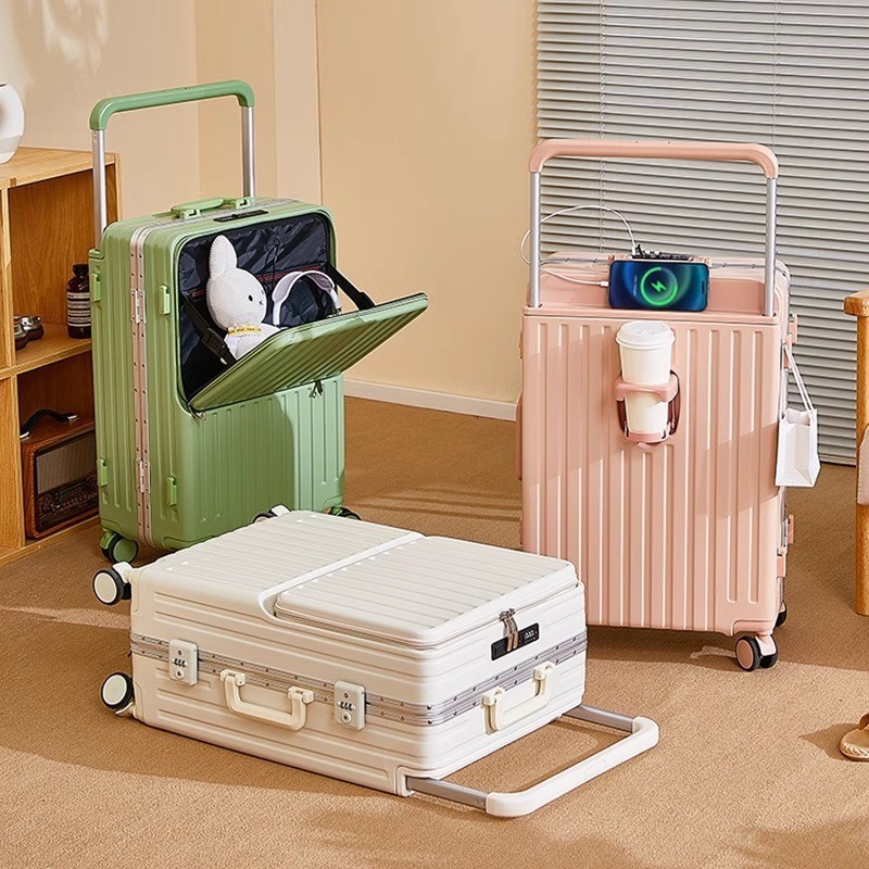 Vali kéo thanh kéo rộng mở nắp phía trước Vali 28 inch có dung lượng lớn Siêu bền chắc vali công tác