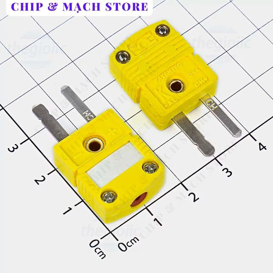 Đầu Nối Nhiệt K Plug Omega Thermocouple -29~220°CChip & Mạch Store